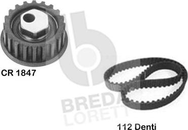 Breda Lorett KCD0186 - Kit de distribution droxauto.com