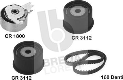 Breda Lorett KCD0369 - Kit de distribution droxauto.com