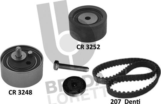 Breda Lorett KCD0794 - Kit de distribution droxauto.com