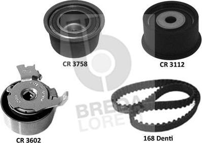 Breda Lorett KCD0754 - Kit de distribution droxauto.com