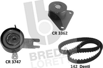 Breda Lorett KCD0765 - Kit de distribution droxauto.com