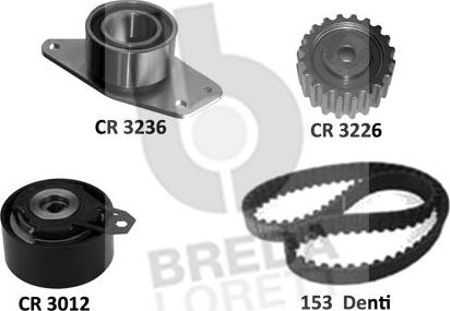 Breda Lorett KCD0789 - Kit de distribution droxauto.com