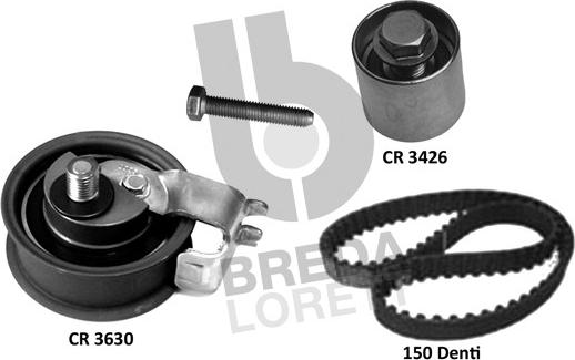 Breda Lorett KCD0730 - Kit de distribution droxauto.com