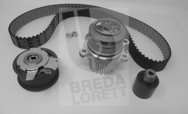Breda Lorett KPA0584B - Pompe à eau + kit de courroie de distribution droxauto.com