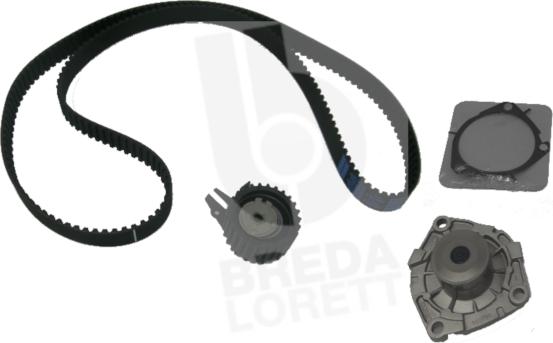 Breda Lorett KPA0011A - Pompe à eau + kit de courroie de distribution droxauto.com