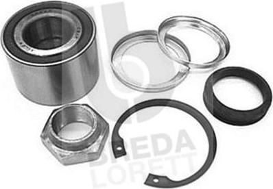 Breda Lorett KRT2595 - Kit de roulements de roue droxauto.com
