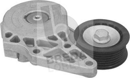 Breda Lorett TOA3466 - Tendeur de courroie, courroie trapézoïdale à nervures droxauto.com