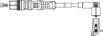 Bremi 1A25E108 - Câble d'allumage droxauto.com