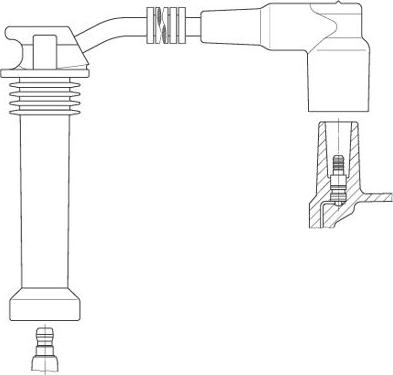 Bremi 8A19E33 - Câble d'allumage droxauto.com