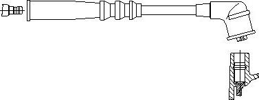 Bremi 709/54 - Câble d'allumage droxauto.com