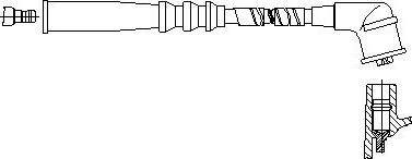 Bremi 709F34 - Câble d'allumage droxauto.com