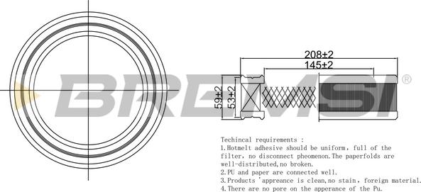 Bremsi FA2172 - Filtre à air droxauto.com