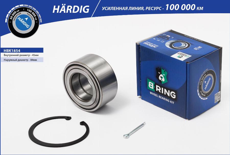 B-RING HBK1854 - Kit de roulements de roue droxauto.com