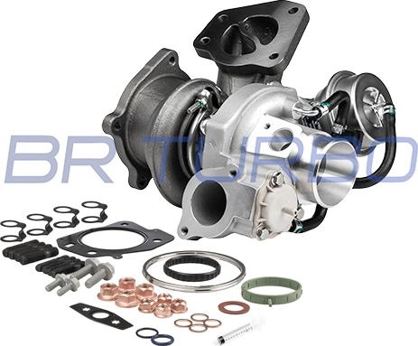 BR Turbo BRTX3566M - Turbocompresseur, suralimentation droxauto.com