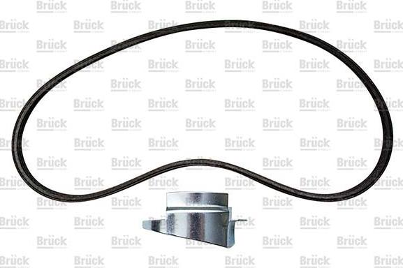 BRÜCK GERMANY 030145933AK-ELAST - Courroie trapézoïdale à nervures droxauto.com