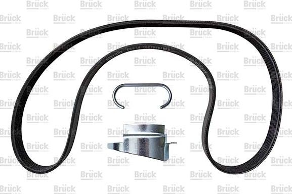 BRÜCK GERMANY 030145933AL-ELAST - Courroie trapézoïdale à nervures droxauto.com