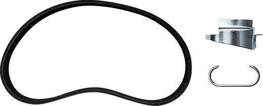 BRÜCK GERMANY 030145933AP-ELAST - Courroie trapézoïdale à nervures droxauto.com