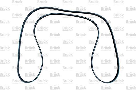 BRÜCK GERMANY 028145271 - Courroie trapézoïdale à nervures droxauto.com
