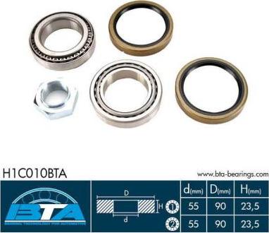 BTA H1C010BTA - Kit de roulements de roue droxauto.com