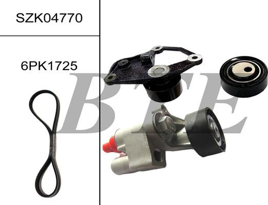 BTE SZK04770 - Jeu de courroies trapézoïdales à nervures droxauto.com