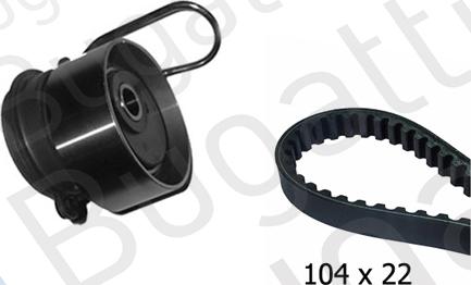 BUGATTI BKCD0452 - Kit de distribution droxauto.com