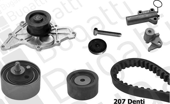 BUGATTI BKCD0793 - Kit de distribution droxauto.com