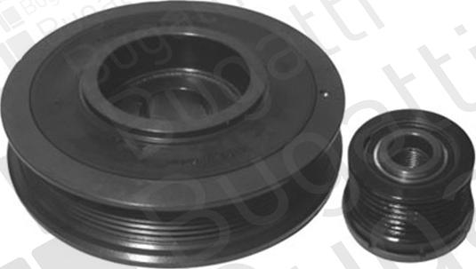 BUGATTI BPSD1036-ND - Poulie, vilebrequin droxauto.com