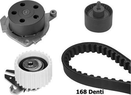 BUGATTI KBU5009A - Pompe à eau + kit de courroie de distribution droxauto.com