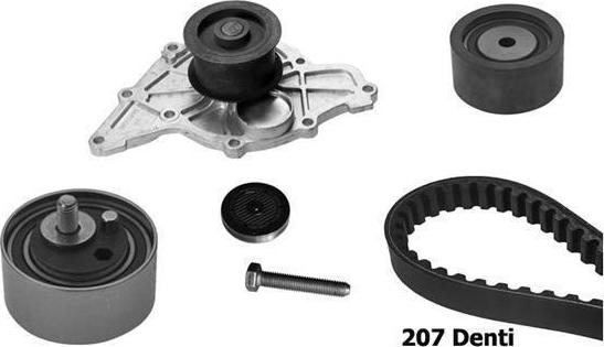 BUGATTI KBU5115C - Pompe à eau + kit de courroie de distribution droxauto.com