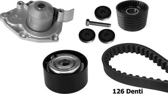 BUGATTI KBU10006A - Pompe à eau + kit de courroie de distribution droxauto.com