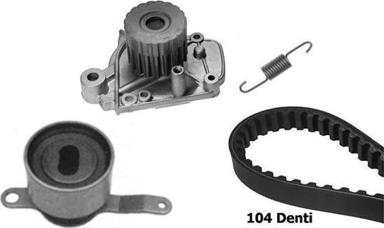 BUGATTI KBU10035B - Pompe à eau + kit de courroie de distribution droxauto.com