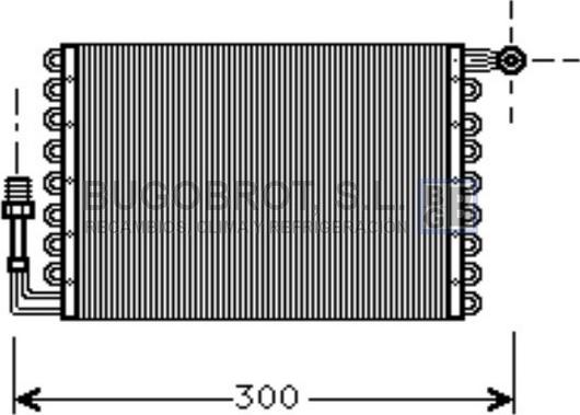 BUGOBROT 62-AL5004 - Condensateur, climatisation droxauto.com