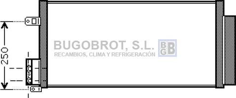 BUGOBROT 62-AL5116 - Condensateur, climatisation droxauto.com