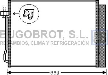 BUGOBROT 62-BW5377 - Condensateur, climatisation droxauto.com