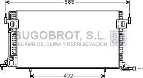 BUGOBROT 62-CN5100 - Condensateur, climatisation droxauto.com