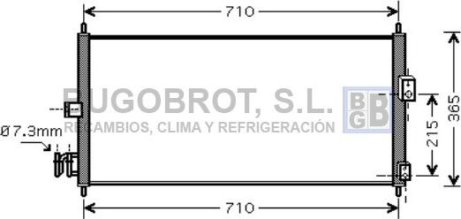BUGOBROT 62-DN5205 - Condensateur, climatisation droxauto.com