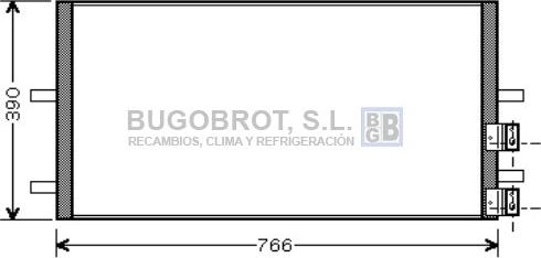 BUGOBROT 62-FD5407 - Condensateur, climatisation droxauto.com