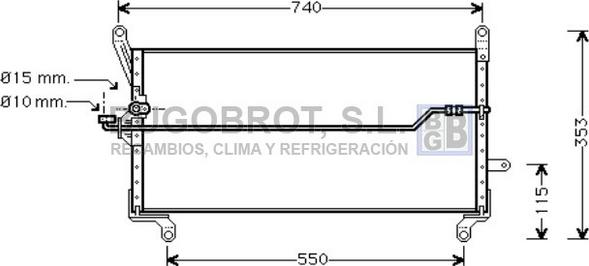 BUGOBROT 62-FT5179 - Condensateur, climatisation droxauto.com