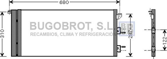 BUGOBROT 62-FT5293 - Condensateur, climatisation droxauto.com
