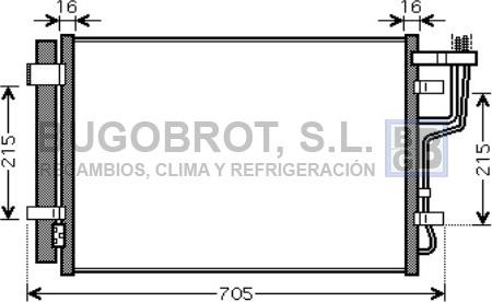BUGOBROT 62-KA5102 - Condensateur, climatisation droxauto.com