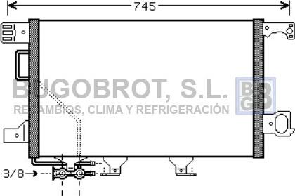 BUGOBROT 62-MS5435 - Condensateur, climatisation droxauto.com