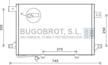 BUGOBROT 62-MS5572 - Condensateur, climatisation droxauto.com