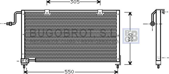 BUGOBROT 62-MZ5106 - Condensateur, climatisation droxauto.com
