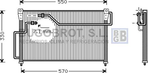 BUGOBROT 62-MZ5107 - Condensateur, climatisation droxauto.com