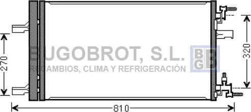 BUGOBROT 62-OL5499 - Condensateur, climatisation droxauto.com
