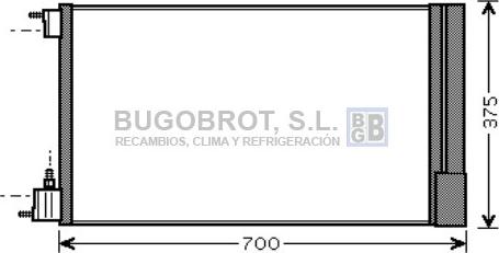 BUGOBROT 62-OL5478 - Condensateur, climatisation droxauto.com