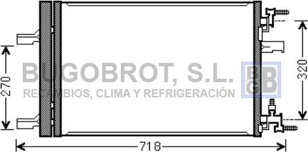 BUGOBROT 62-OL5500 - Condensateur, climatisation droxauto.com