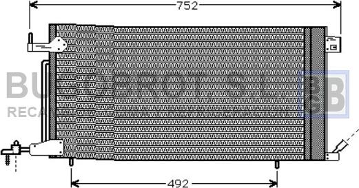 BUGOBROT 62-PE5187 - Condensateur, climatisation droxauto.com