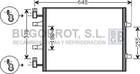 BUGOBROT 62-RT5459 - Condensateur, climatisation droxauto.com