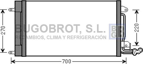 BUGOBROT 62-ST5038 - Condensateur, climatisation droxauto.com